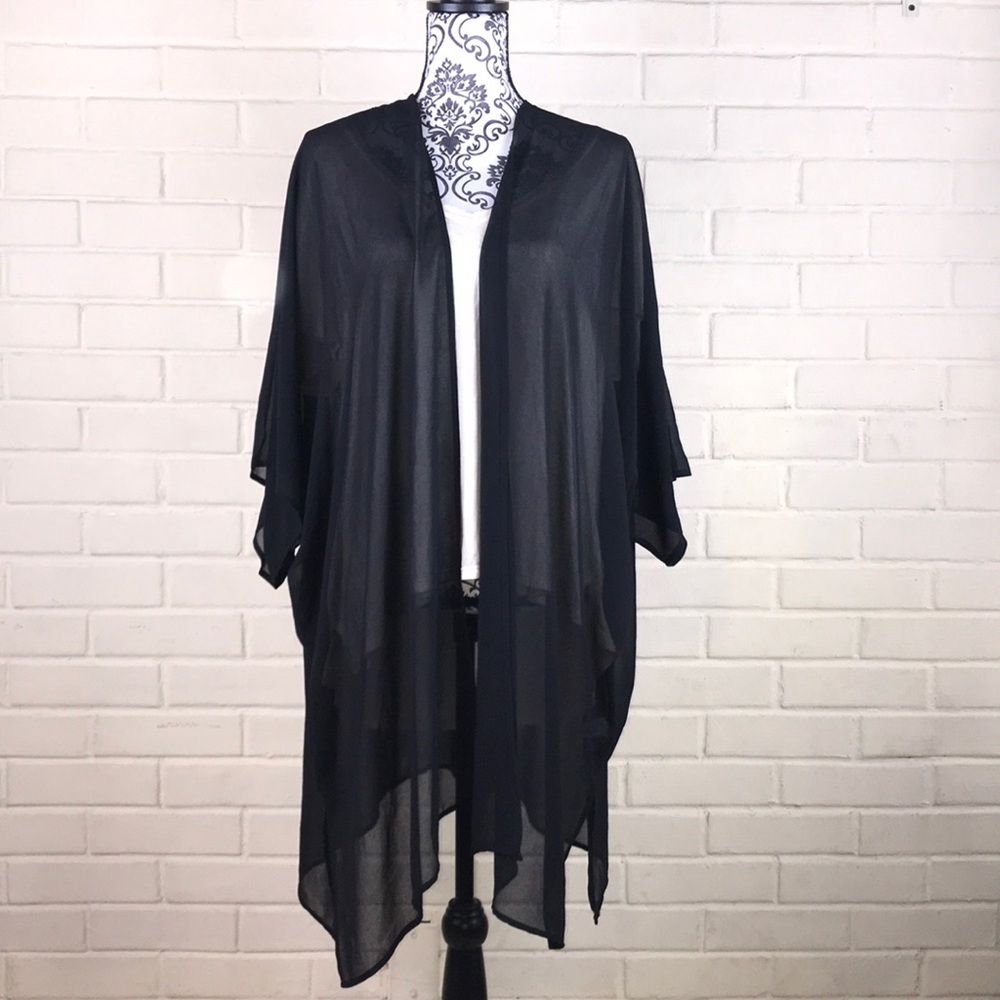 Halogen Thin Black Cardigan - image 1